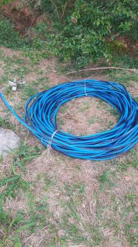 Cabo Elétrico 100m Azul e Preto