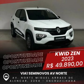 Kwid 1.0 Zen 2023 - Apenas 30 mil km Rodados! Com Cautelar Aprovada!! Oportunidade!!