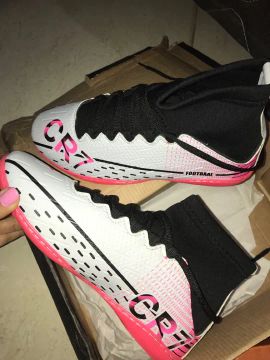 CR7 Chuteira De Quadra Futsal Cano Longo Lançamento Cr7