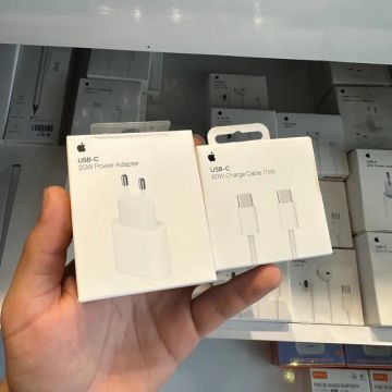 Carregador Apple 20w mais cabo Tipo C