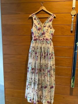 Vestido Floral Longo 40-42
