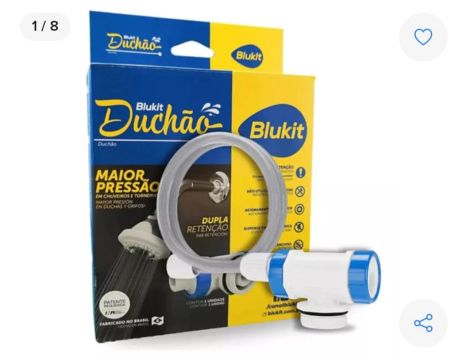 Duchão Blukit - Maior Pressão em seu chuveiro!