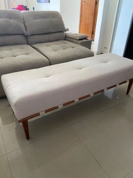 Sofá retrátil + recamier 