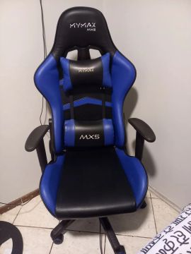 Cadeira Gamer MyMax MX5 Azul e Preto