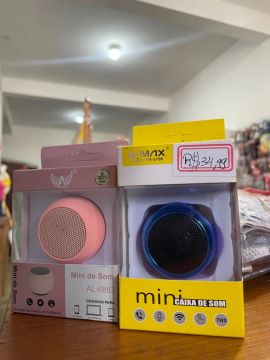 Mini Caixa de Som Bluetooth - Portátil e com ótima qualidade de som