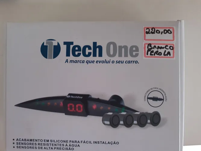 Sensor estacionamento tech one novo com garantia instalado em seu carro 