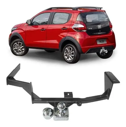 Engate Fiat Mobi 2016 à 2020 Atos Reboque Tração 400kg