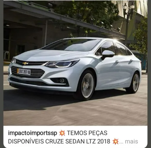 Sucata cruze ltz 18 para retirada de peças