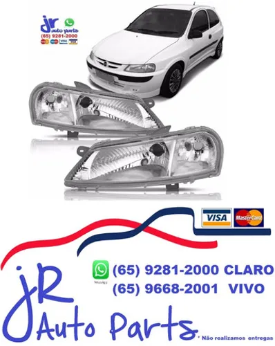 Par Farol Celta 1999 2000 2001 2002 2003 2004 2005 2006 Foco Simples Pisca Integrado