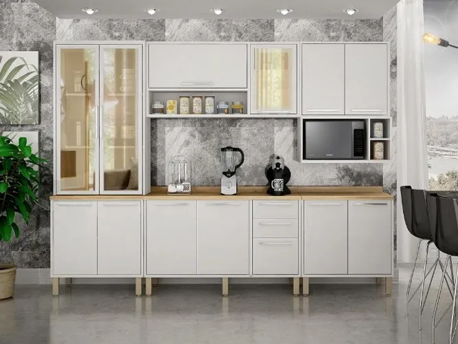 Cozinha Modulada Siena 6 peças - Compre Hoje Receba Amanhã!!Out060