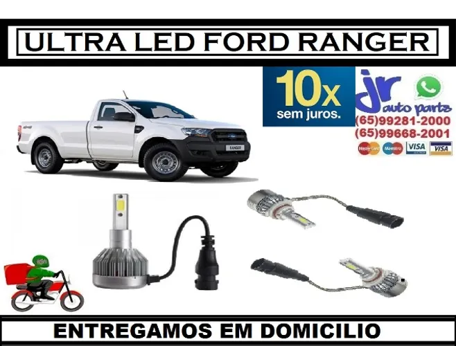Lampada Ultra LED (baixa)Ranger 6000K 12V 24V