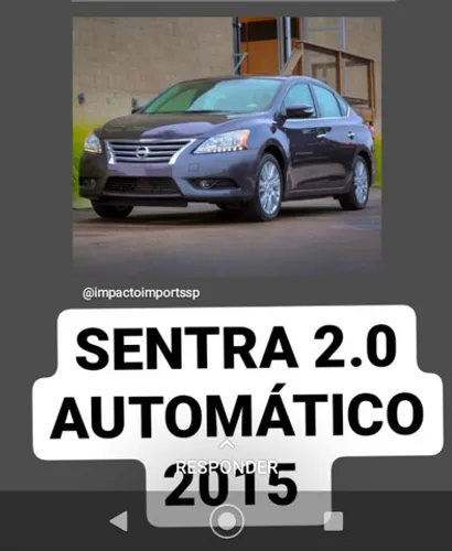 Sucata Sentra 2.0 2015 para retirada de peças