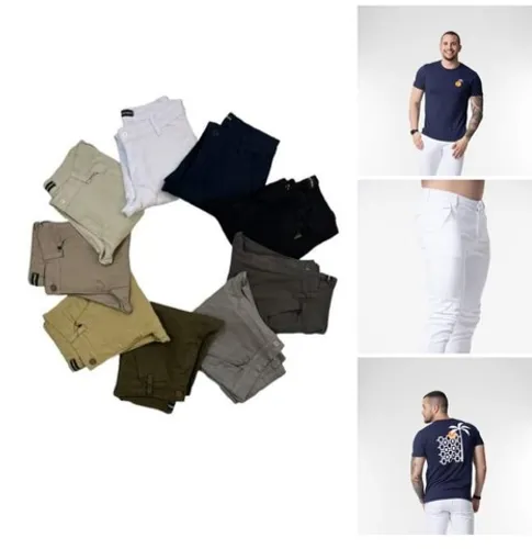 Calças Brim c/ Lycra 
