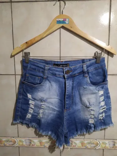 Shorts jeans feminino