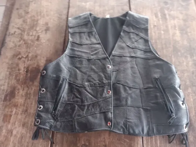 Colete motoqueiro feminino 