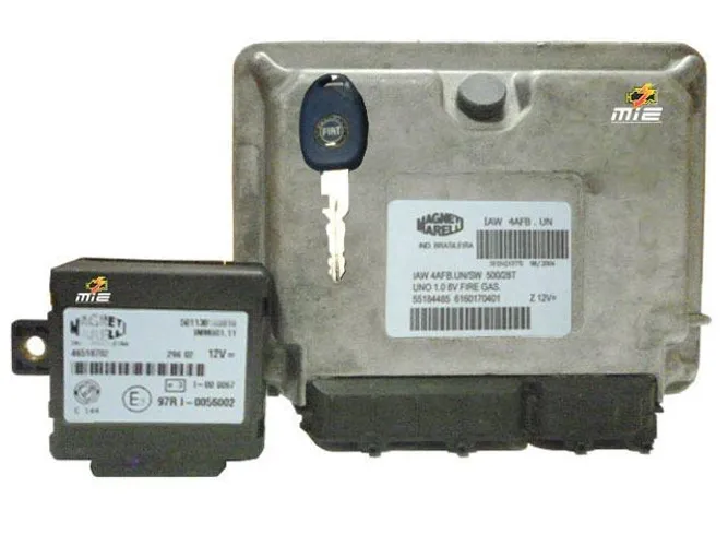 Kit Módulo de Injeção Eletrônica Fiat Pálio 1.0 Gasolina ? 55184485 ? 4afb un (BT)