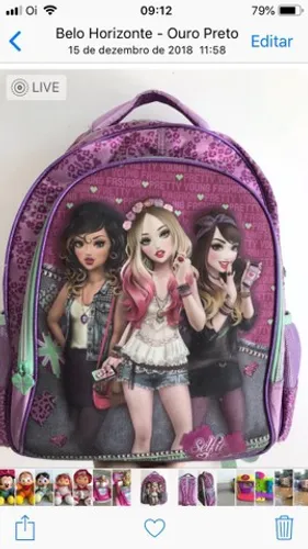 Mochila de costas 