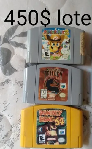 Fitas jogos e cartuchos de 64 