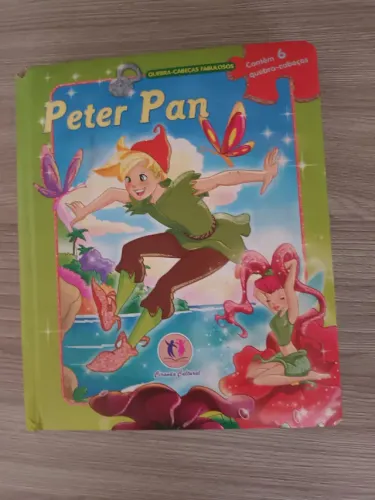 Livro infantil Peter Pan com quebra-cabeça