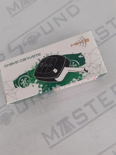Chave canivete. Para alarme Positron. Para: HB20.  Nova.
