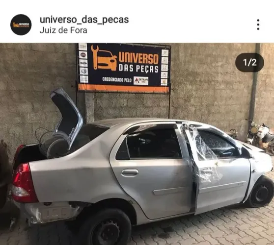 Sucata etios sedan 1.5 2015