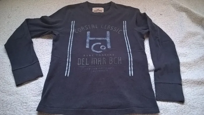 camiseta hollister manga longa