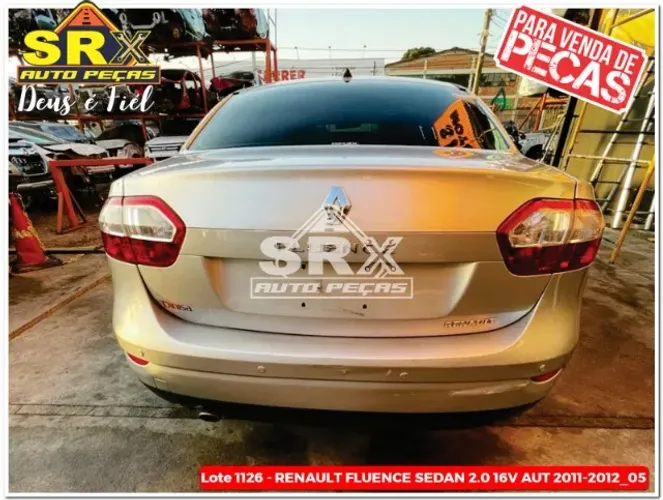 Parachoque Traseiro Fluence 