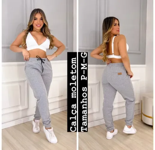 Calça moletom feminina