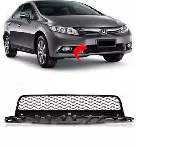 Grade Inferior Parachoque Honda New Civic 2012 2013 2014