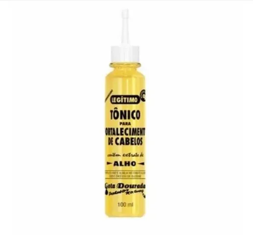Tônico de alho fortalecedor de cabelos 100ml