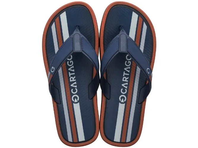 Chinelo Masculino Cartago Maiorca II Azul/Azul/Telha Original