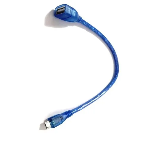Cabo Extensor Micro Usb V8 Macho X Usb-b Fêmea 2.0 30cm 