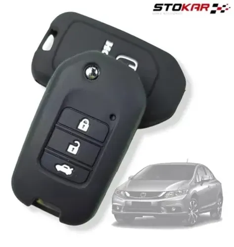 Capa Silicone P/ Chave Canivete ou Presencial para Diversos Carros 
