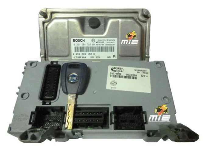 Kit Módulo de Injeção Eletrônica Fiat Idea 1.4 - 0261S04789 (BT)
