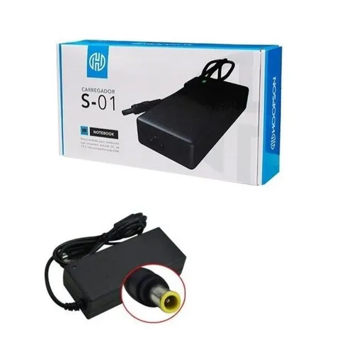 Fonte Notebook Positivo Asus CCE Outros 19V 3,42A 5.5 x 2.5mm
