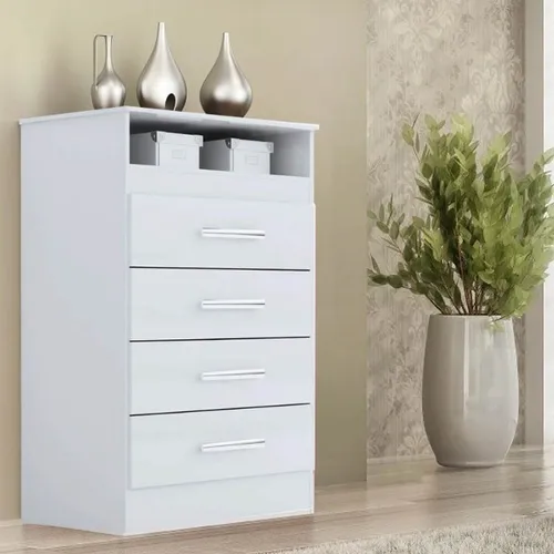 Cômoda Jéssica Branco Frete Grátis
