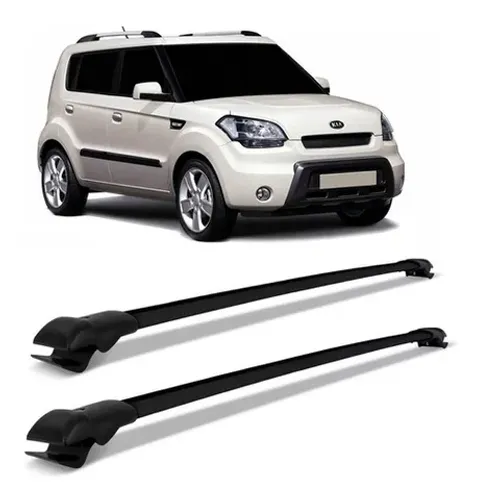 Travessa de Teto Kia Soul - Slim Preto - AL406