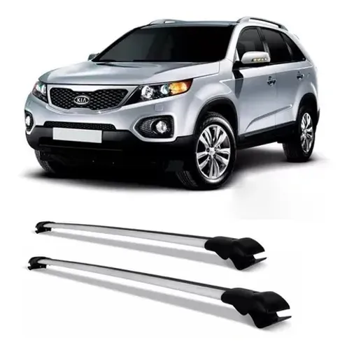Travessa de Teto Kia Sorento 2010 / 2013 - Larga Prata - AL409
