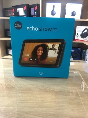 Echo show 8 Alexa Preta 2 geração -até 12 x sem juros