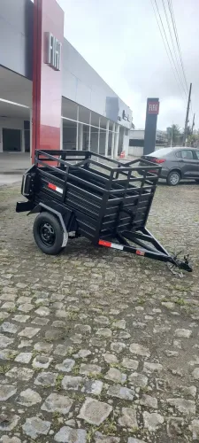 Reboque para Carro/Moto reforçado completo