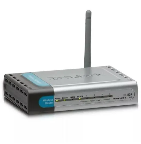 Roteador Wifi D-link Di524 1 Antena Externa 150mbps - Novo