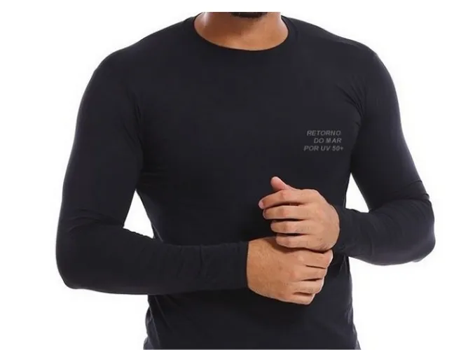 Camisa Térmica Slim Segunda Pele Proteção Uv50 Solar - Vários tamanhos