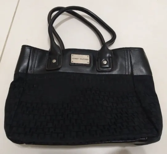 Bolsa Feminina Original Tommy Hilfiger Preta