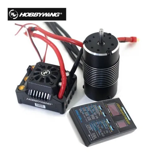 Combo P/ Automodelo 1/8 - Hobbywing Esc 150A 4/6s + Motor 2200kv + Cartão de Prog