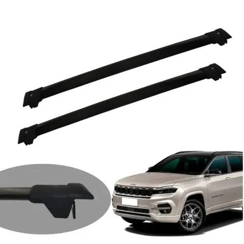 Travessa de Teto Jeep Commander - Larga Preta - AL1710