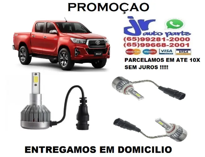 Lampada Ultra LED ( Milha) Hilux  6000K 12V 24V