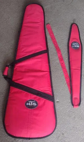 Capa bag slim p Bass + Correia talabar luxo 14cm novo