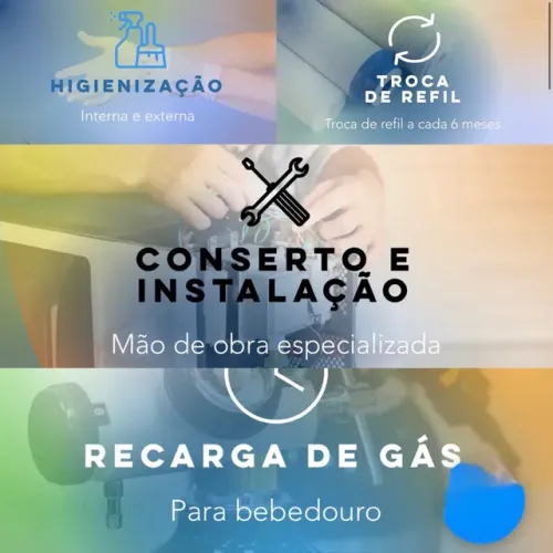 Instalação de filtro de água