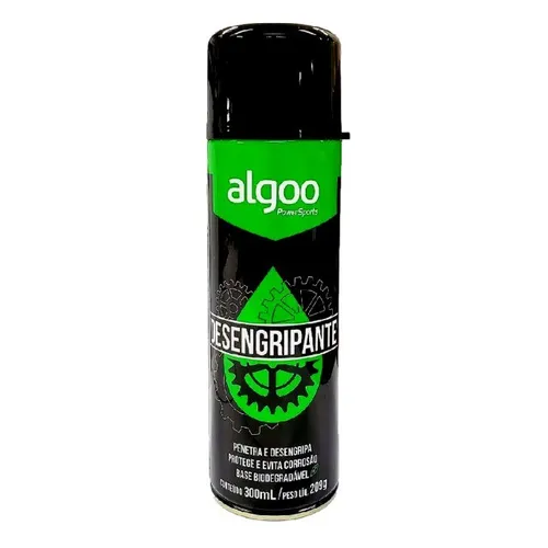 Desengripante Óleo Spray Algoo Biodegradável 300ml para Limpeza Bikes 7673