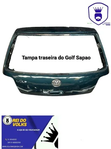 Tampa traseira do Golf Sapao 